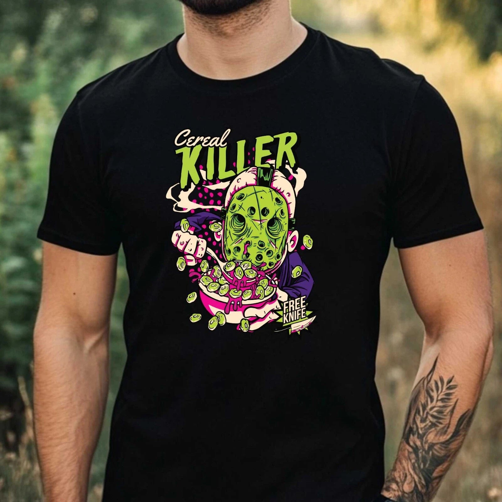 Mens Funny Print Cotton T Shirt Size XS to 5XL