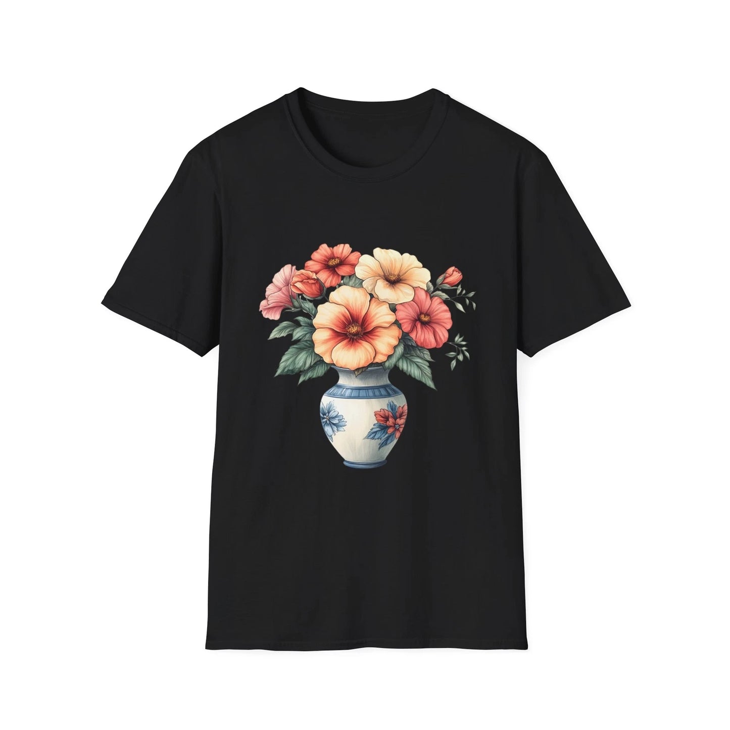 Floral Vintage T-Shirt, Summer Vibes Shirt, Gift for Her, Boho Tee, Casual