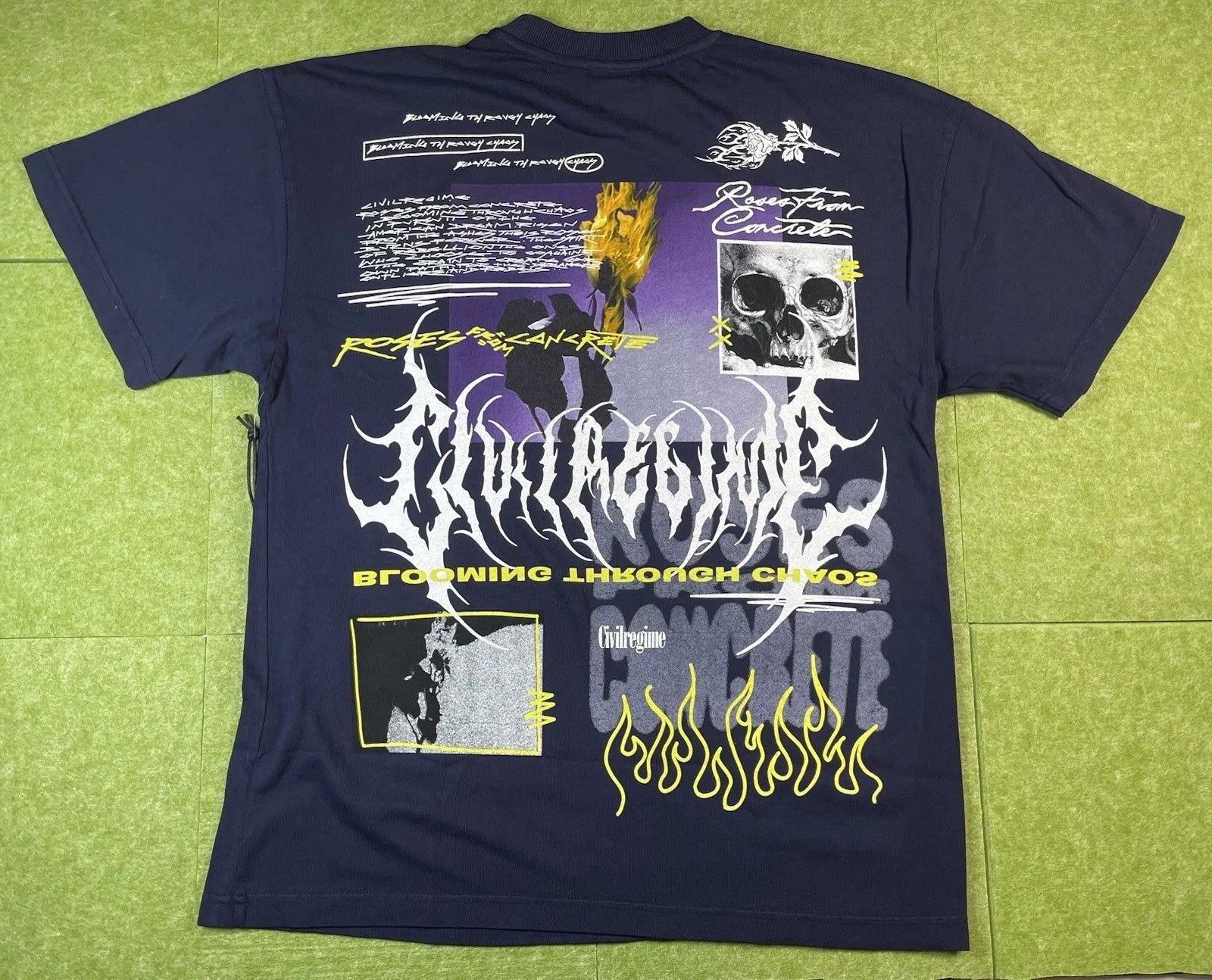 Men's Civil Regime "Watch Us Burn" American Classic Small Oversize Future Dusk