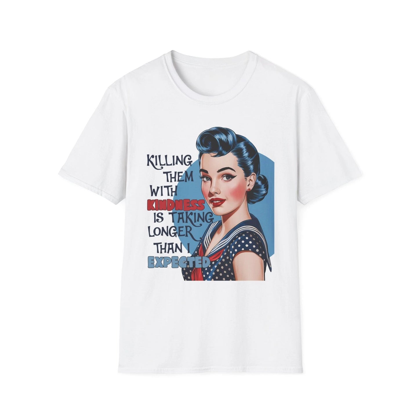 Retro Graphic T-Shirt - Vintage Kindness Quote, Funny Tees, Gift for [...]
