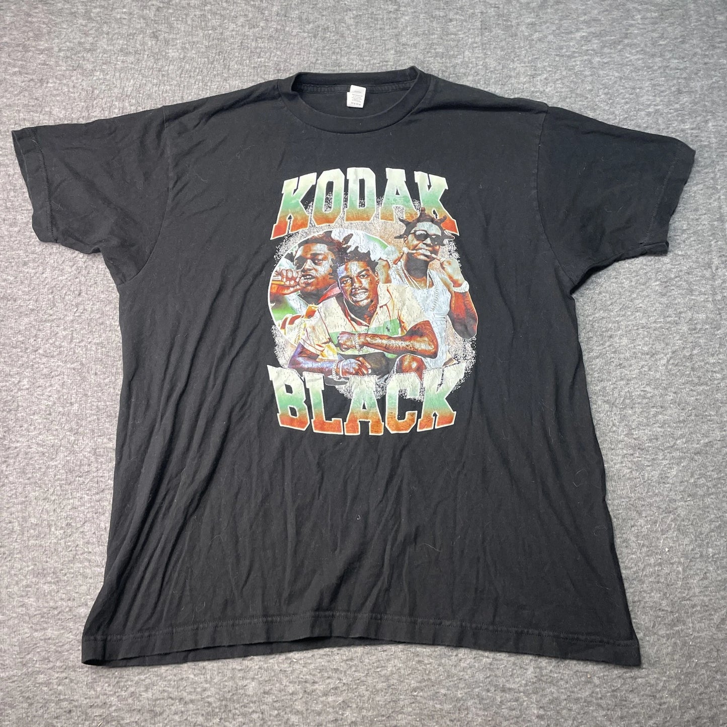 Kodak Black Shirt Mens XL Graphic Tee Rap Print Short Sleeve Casual Trendy