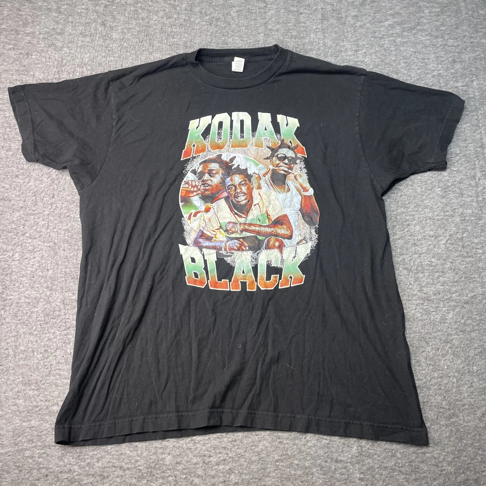 Kodak Black Shirt Mens XL Graphic Tee Rap Print Short Sleeve Casual Trendy