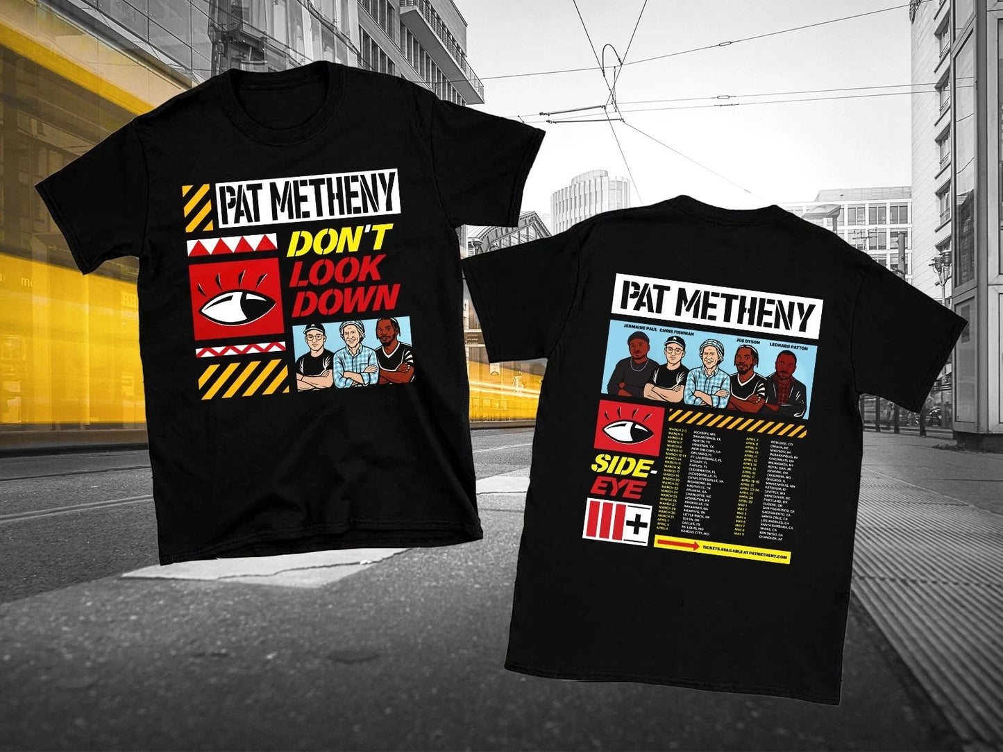 Pat Metheny Side-Eye III+ 2026 Tour T-Shirt Unisex S-4XL