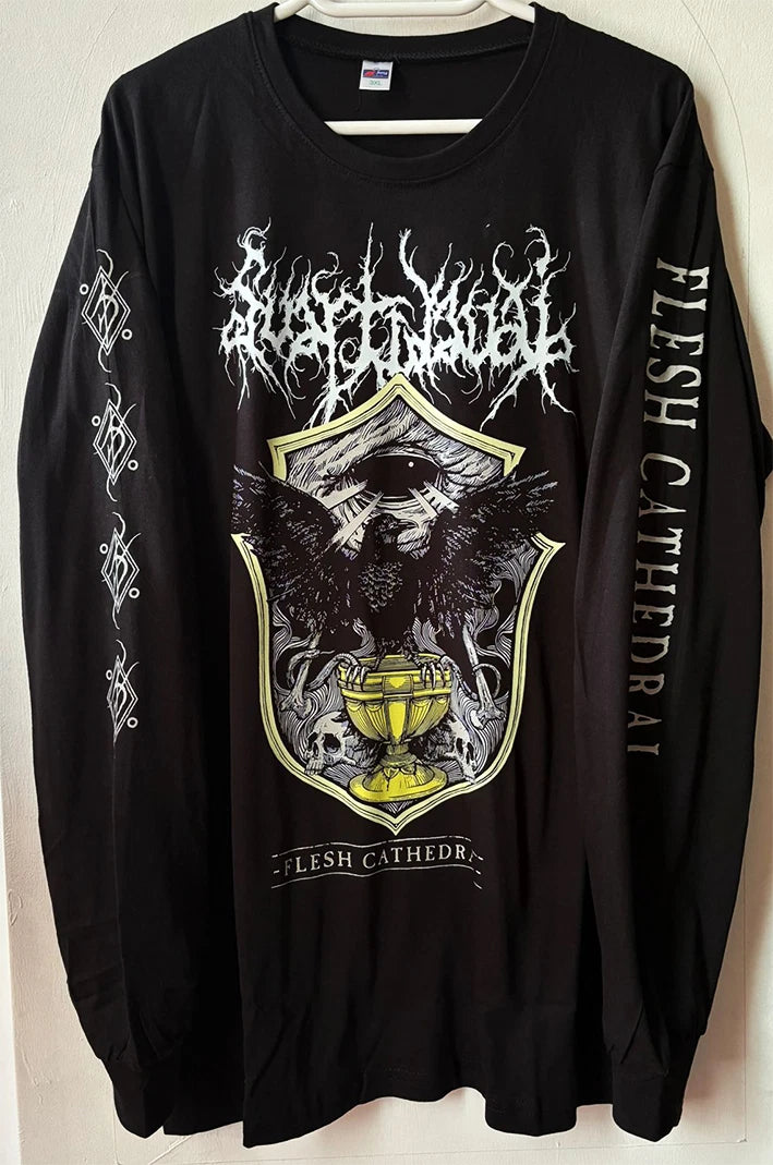 Svartidauði - Flesh Cathedral – LongSleeve Tshirt (Black/Death Metal)
