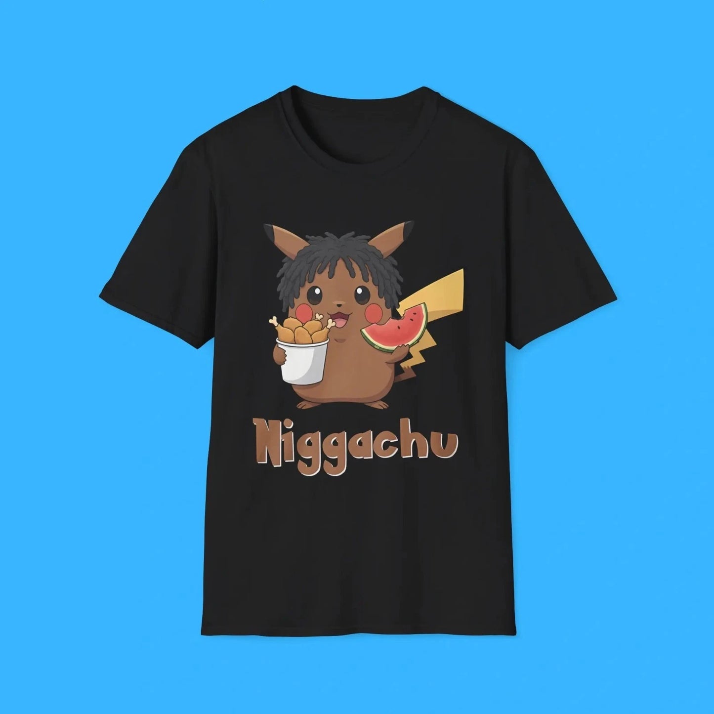 HOT !   Niggachu T-Shirt - Funny Shirt - Gift