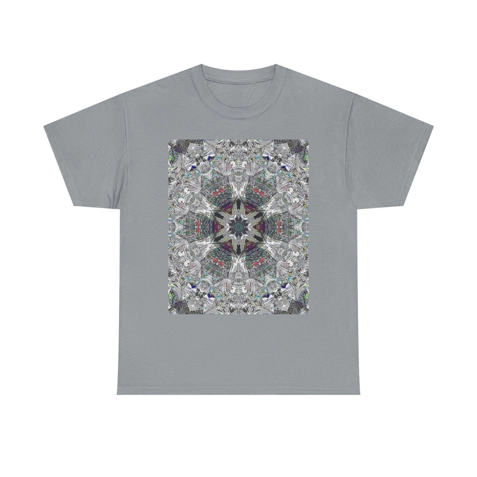 Geometric Kaleidoscope Mandala Tee | Abstract Pattern T-Shirt