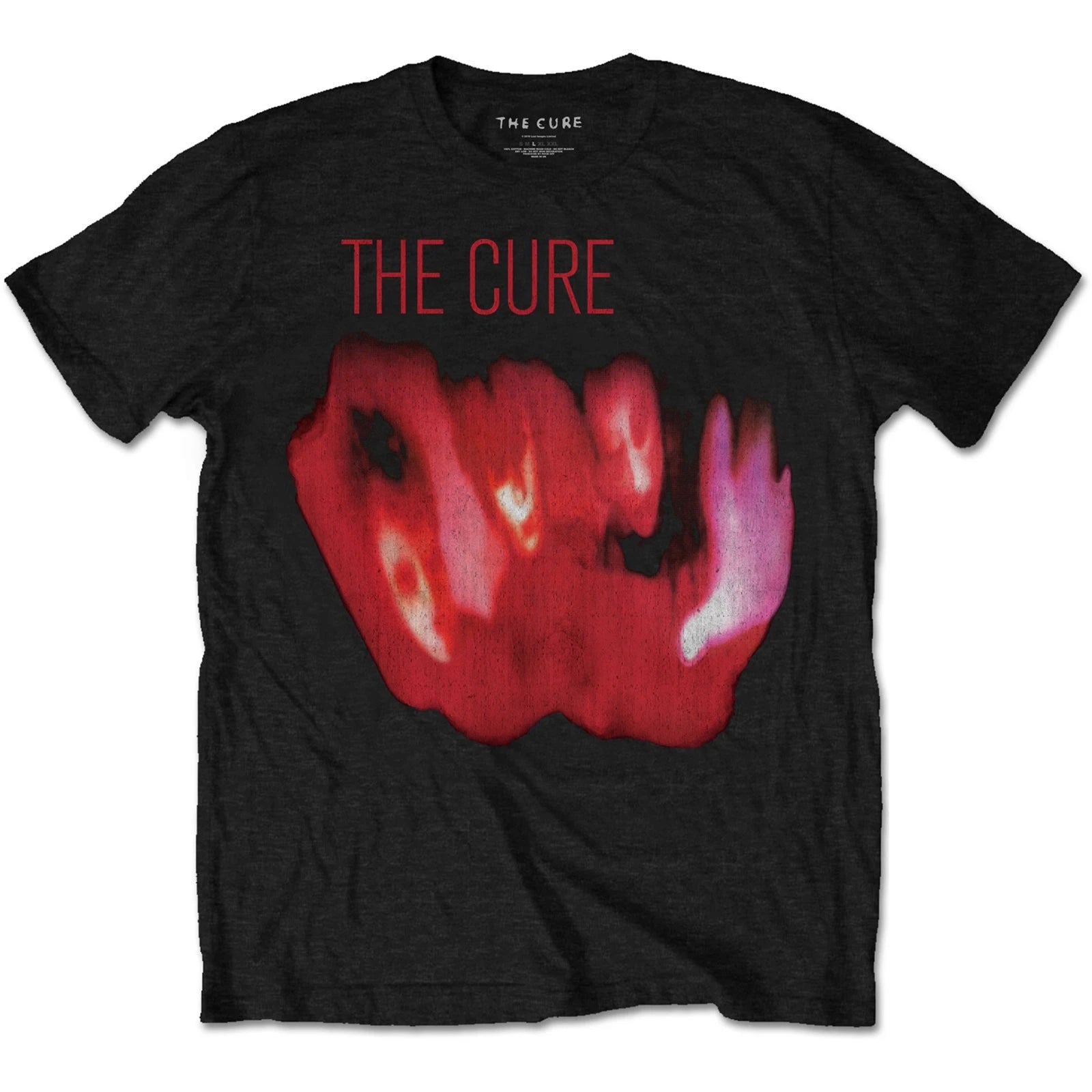 The Cure Pornography Robert Smith Goth Rock Official Mens T-Shirt