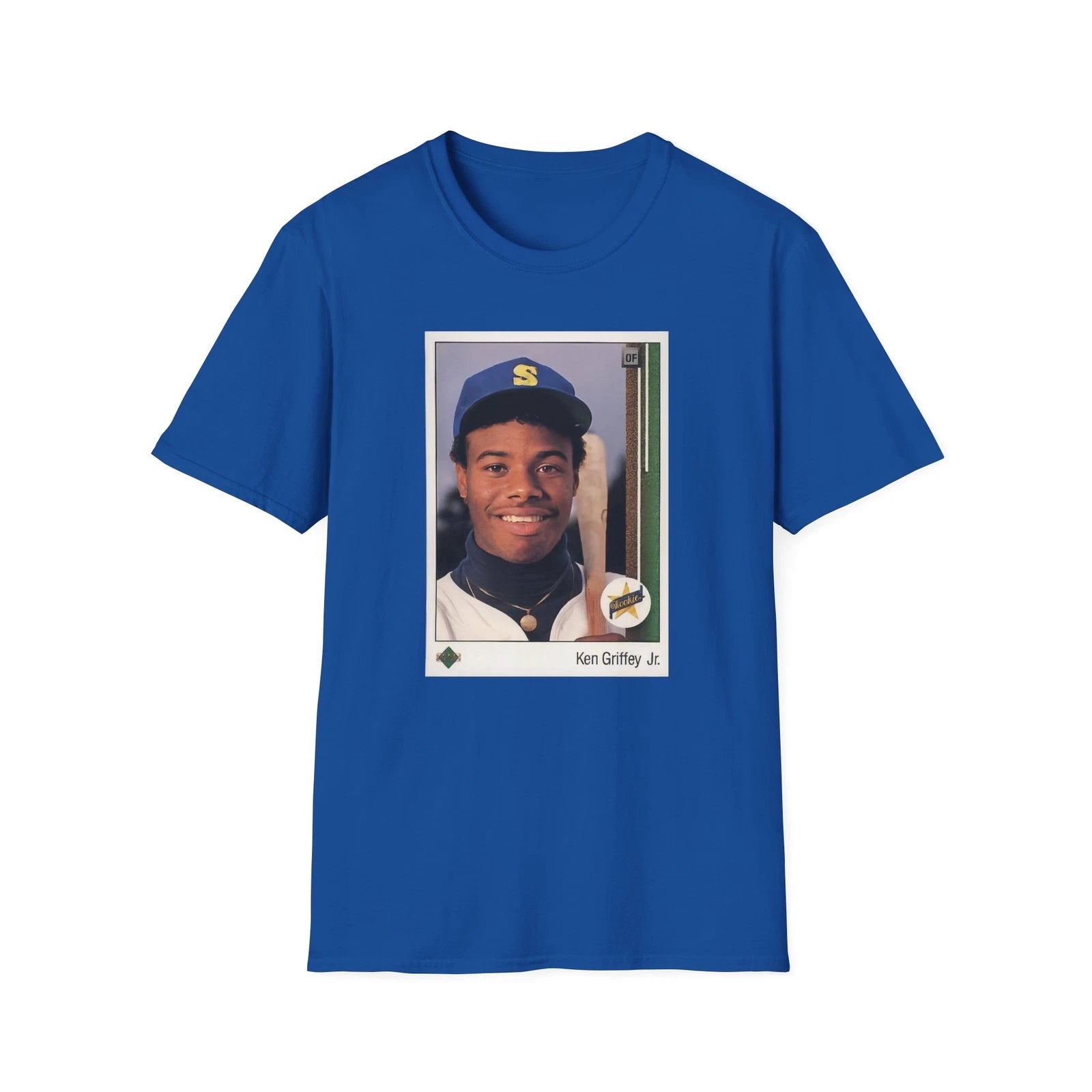 Ken Griffey Jr. Star Rookie T-Shirt - 1989 Upper Deck Baseball Card #1 PSA 10