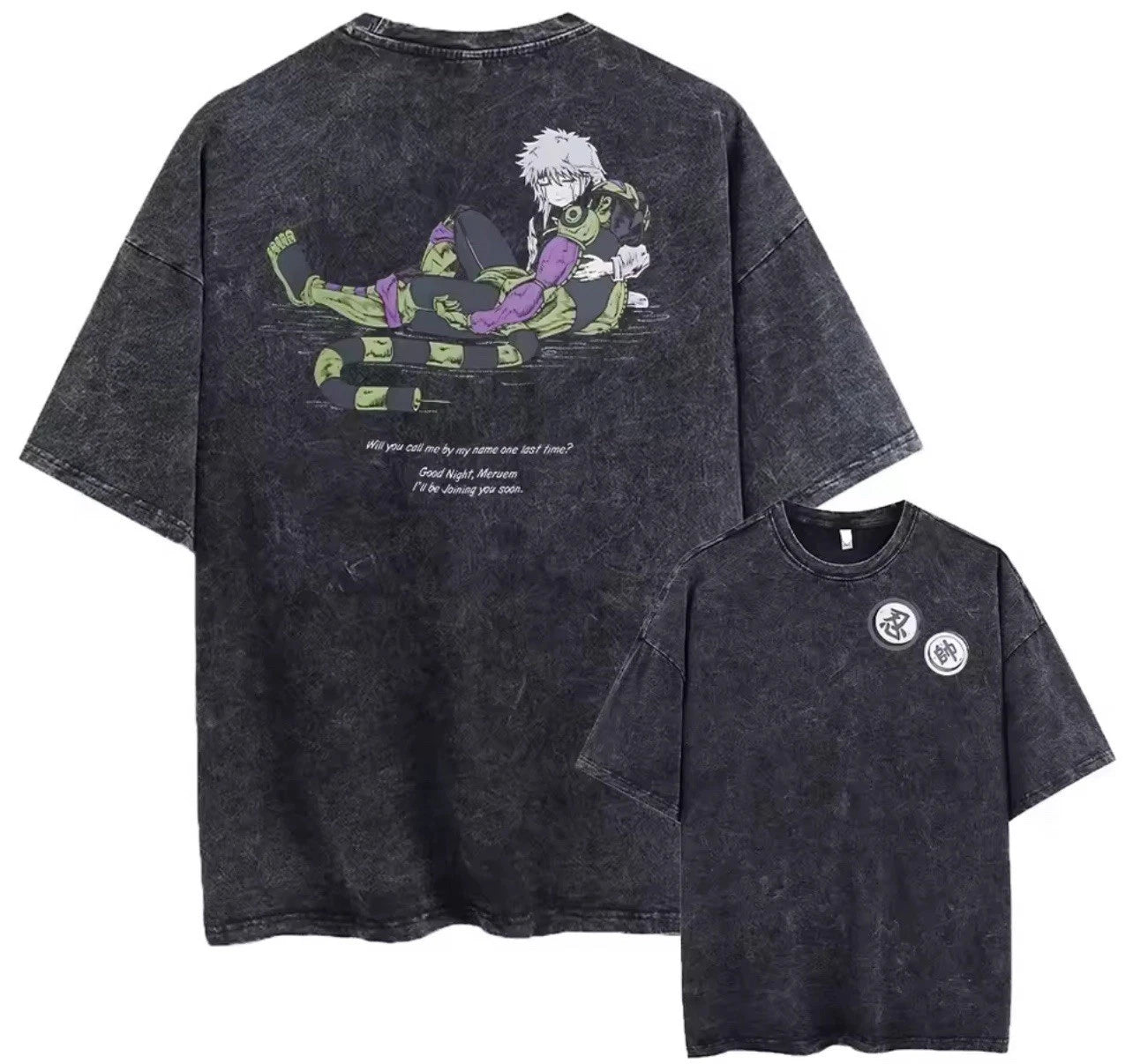 New HunterXHunter Meruem & Komugi Graphic T-unisex Shirt READ DESCRIPTION