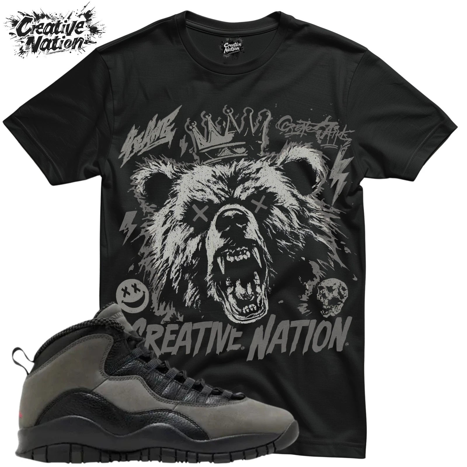Shirt To Match 10 Shadow Unisex Tee Sneaker Shirt Bear Shirt For Sneaker Tee
