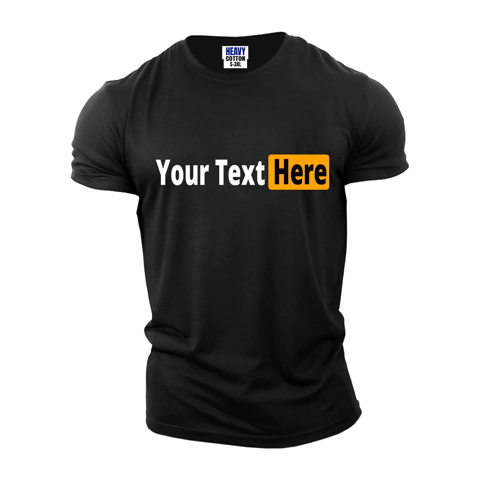 Personalized Your Text Here Customized Funny Men's T-Shirt USA Birthday Gift Tee