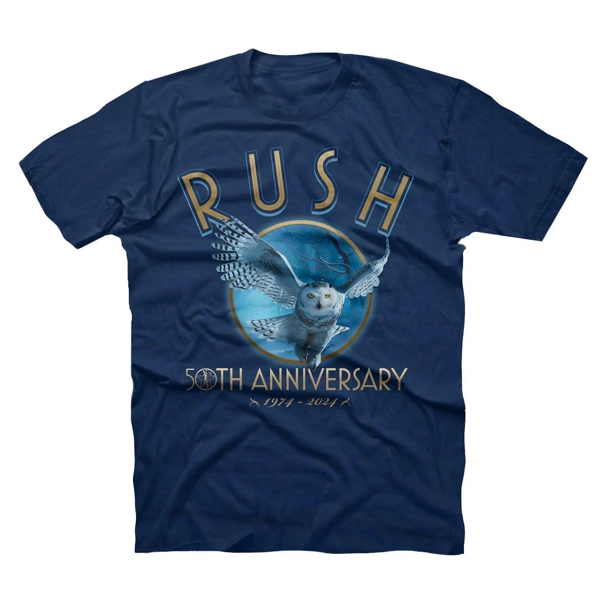RUSH Band R50 Flight T-shirt Reunion 2026 2 sided
