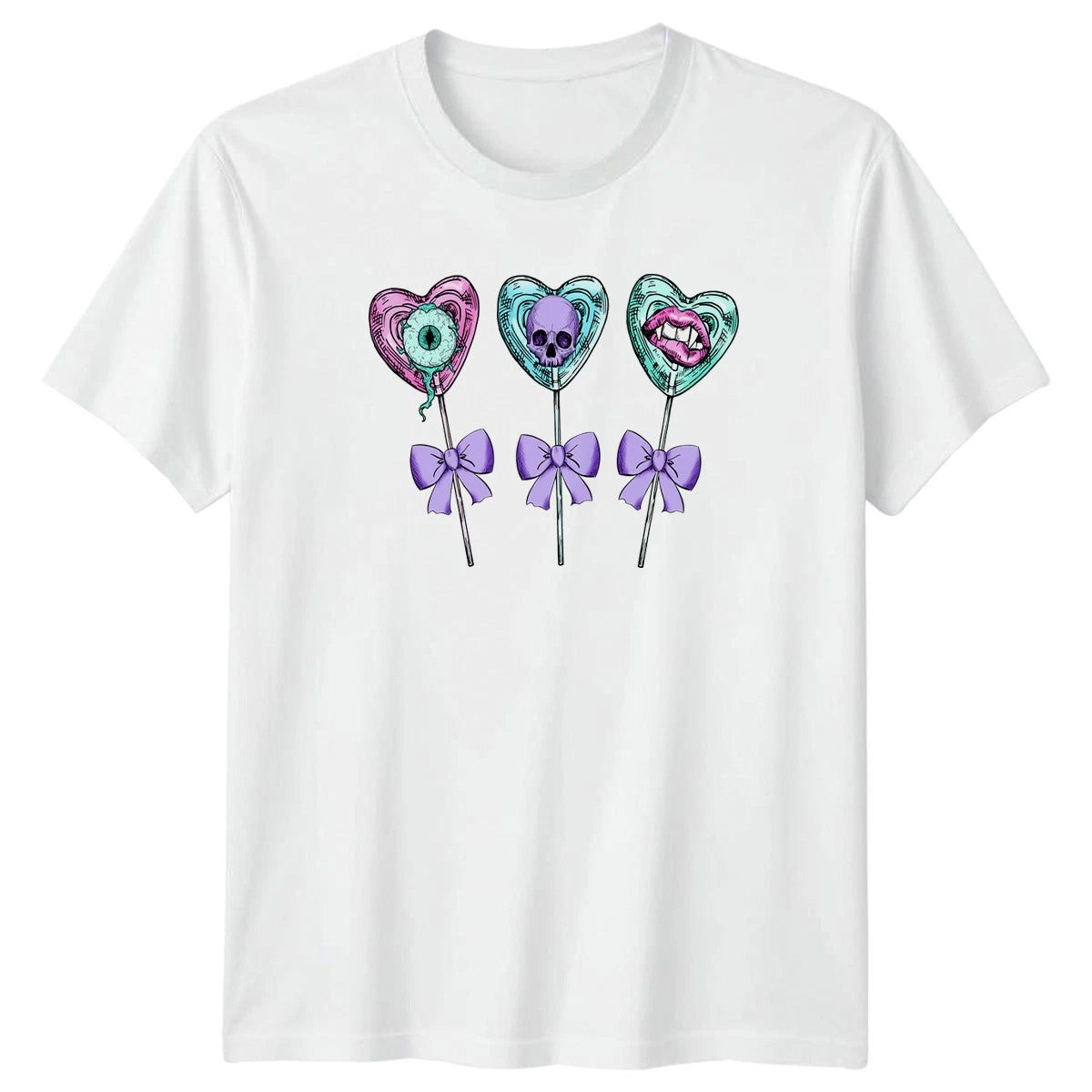 Pastel Goth Creepy Cute Valentines T-Shirt Pastel Goth Alternative