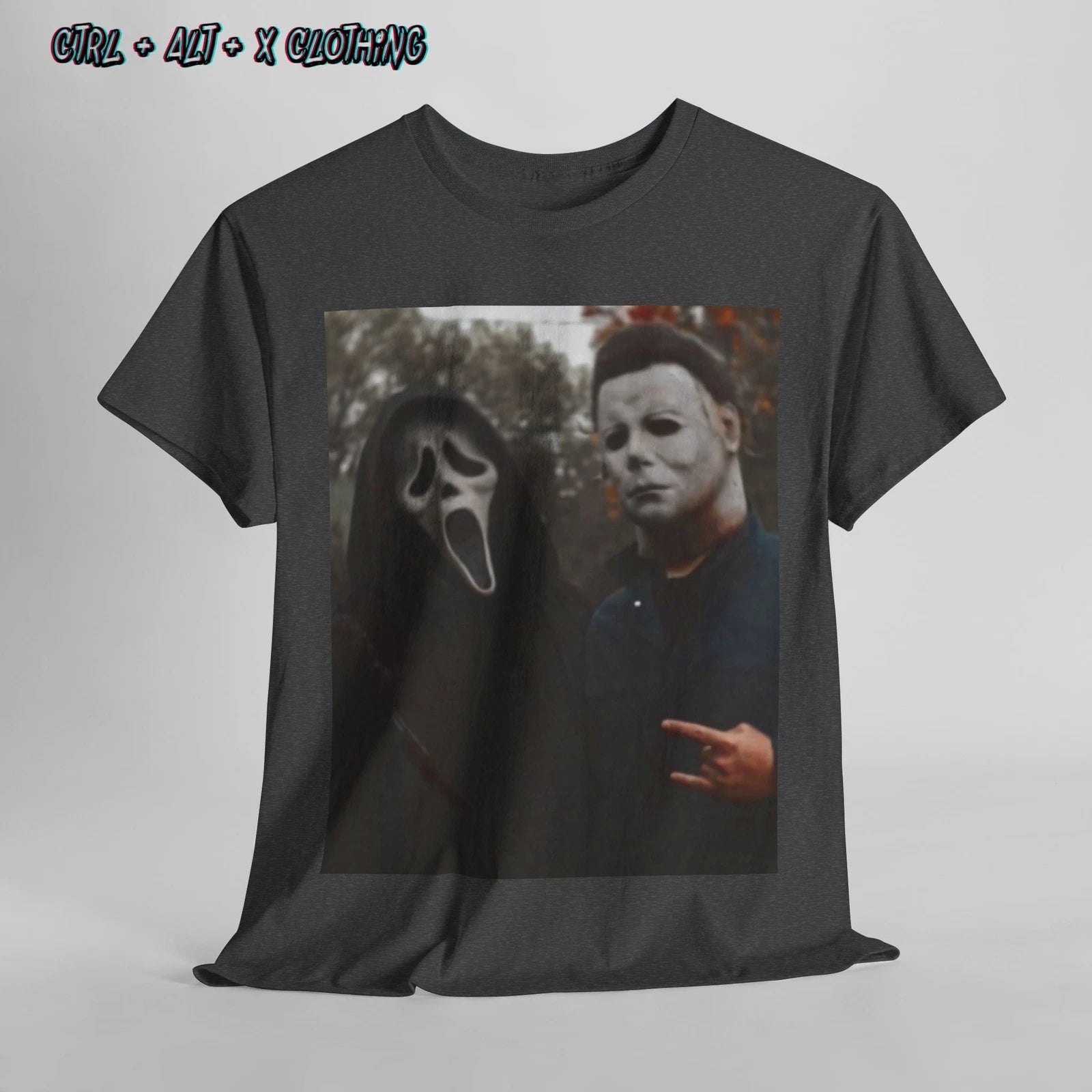 Michael Myers Shirt, ghost face Halloween Goth Punk Horror Metal Unisex Tee