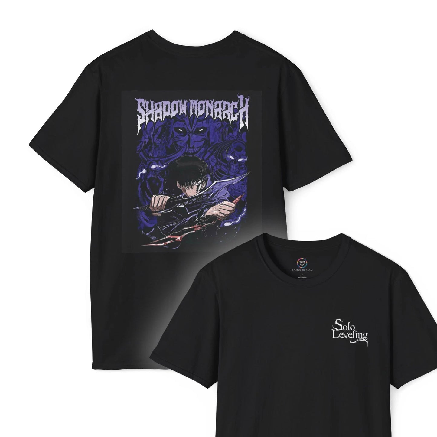 Anime-Inspired Tee, Trendy Graphic T-Shirt, Solo Leveling, Unisex Casual