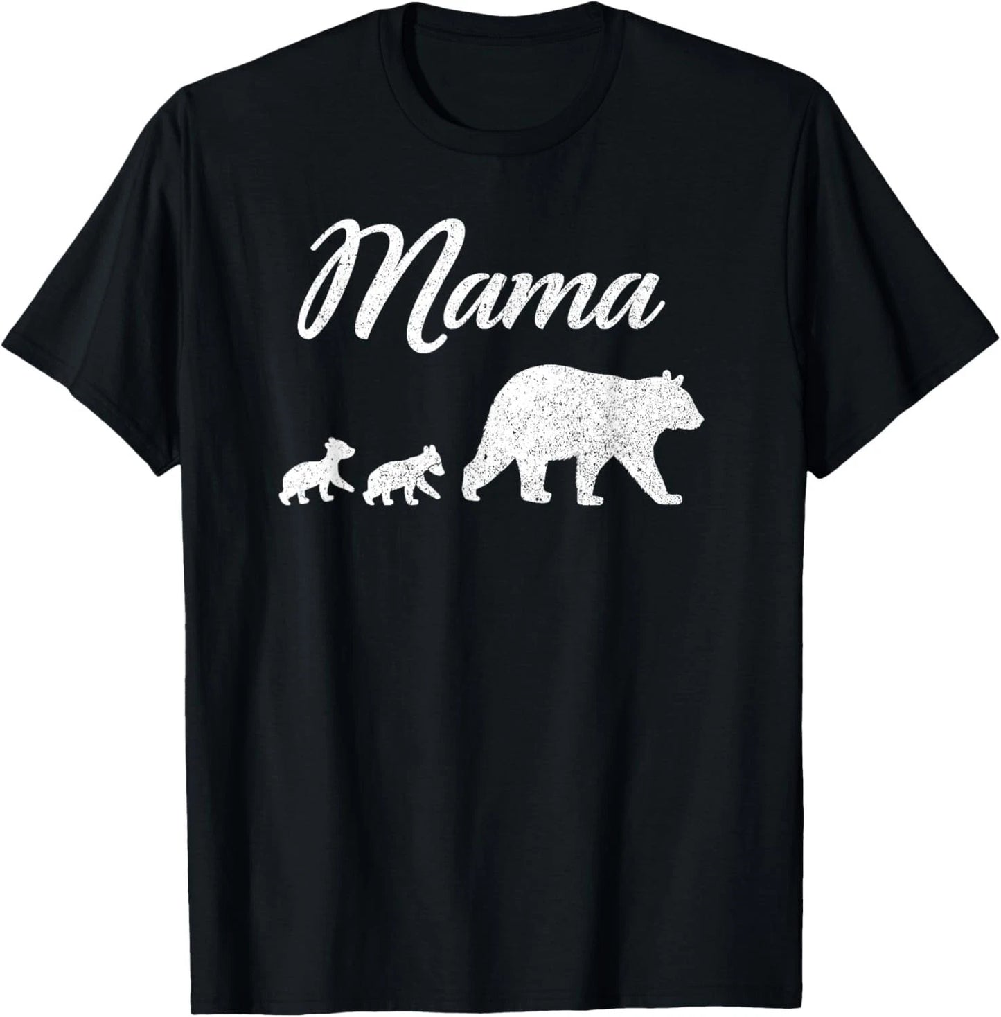 Mama Bear T Shirt With Two Cubs Twin Mom Mother_s Day Gift T-Shirt