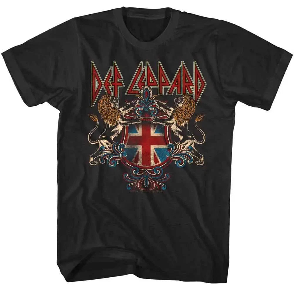 Def Leppard Lion Crest Men's T Shirt