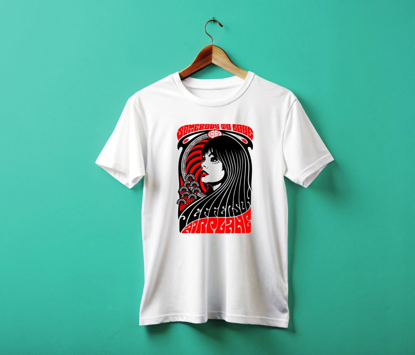 Jefferson Airplane Custom  t-shirt WHITE