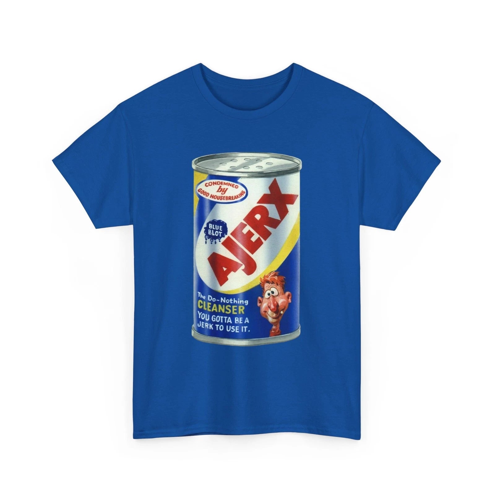 Wacky Packages Ajerx Can T-Shirt Funny AJAX Cleanser Parody