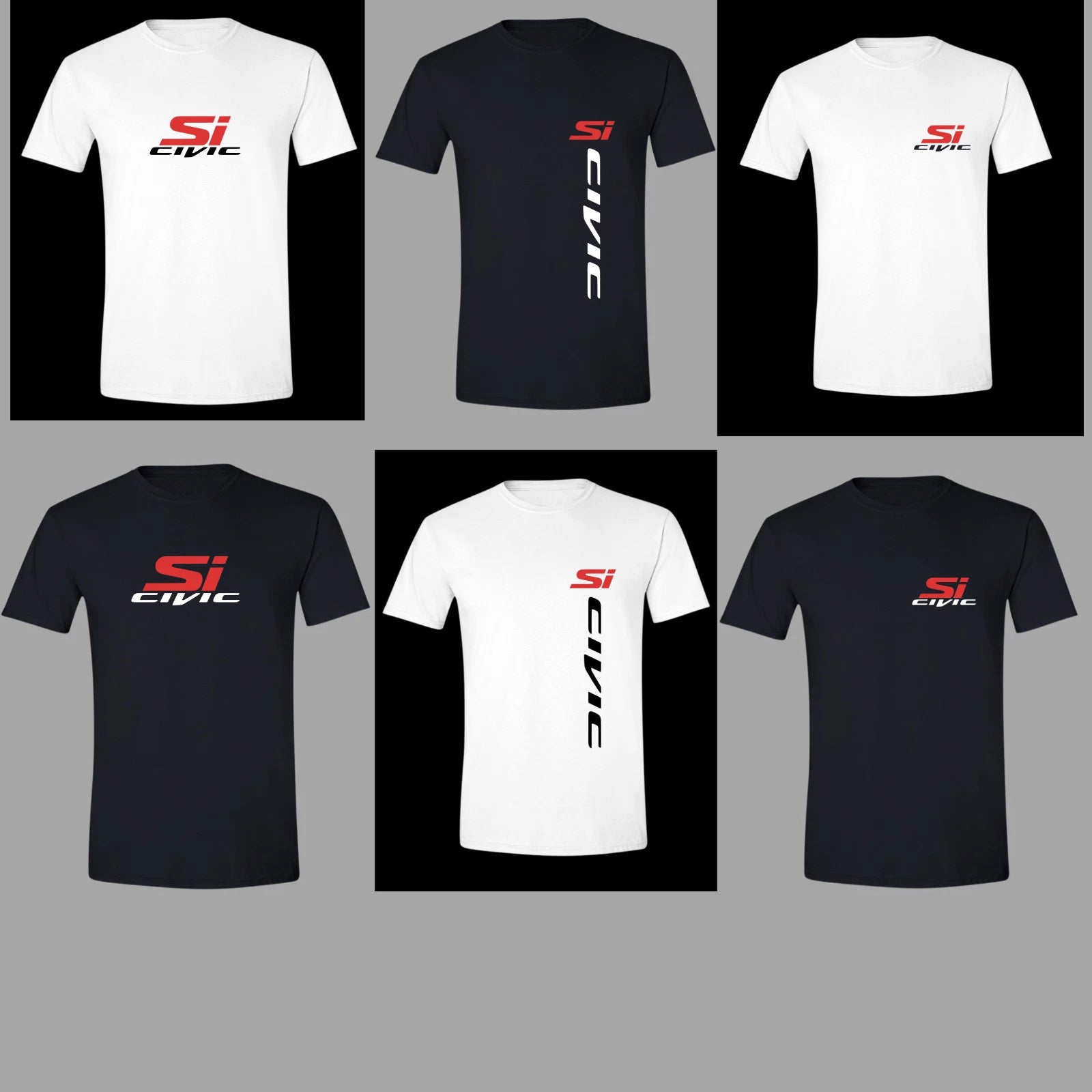 Honda Civic Soft Style Si V-TEC DOHC Type R RSX JDM T-Shirt. Choose Design L@@K!