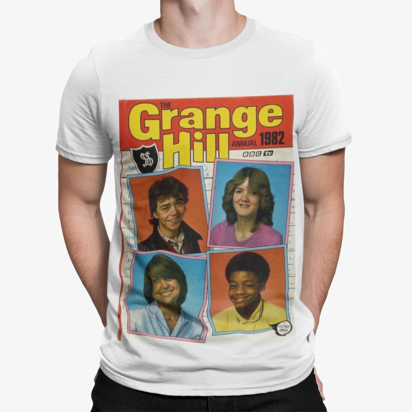 Grange Hill tv show kids cartoon film movie 80s retro British t shirt