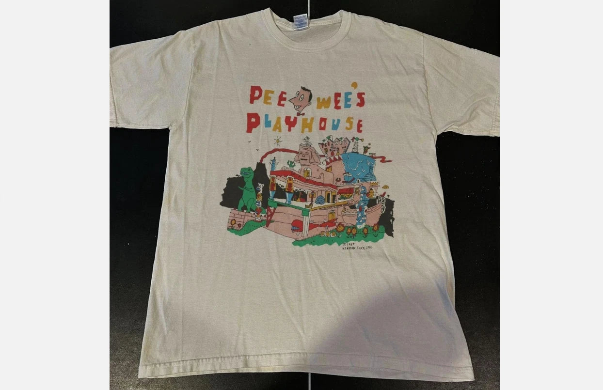 Retro 90s PEE WEE'S PlayHouse Graphic Unisex Tee S-5XL