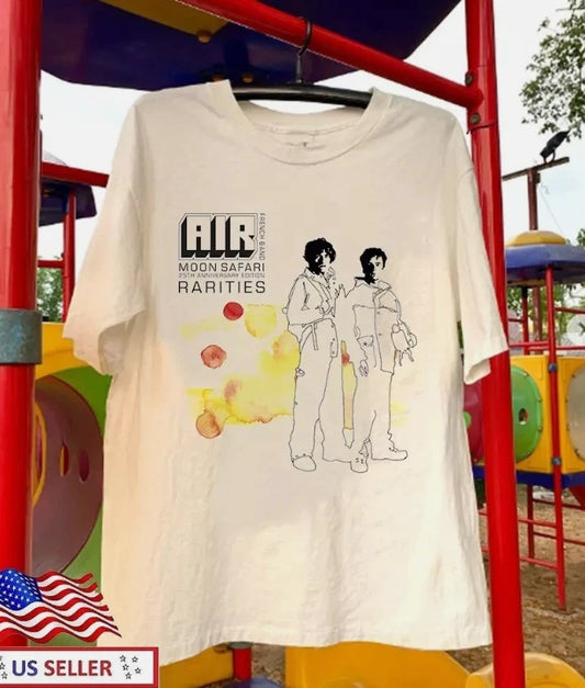 Air Band Moon Safari North America Tour Rarities T Shirt Full Size S-5XL