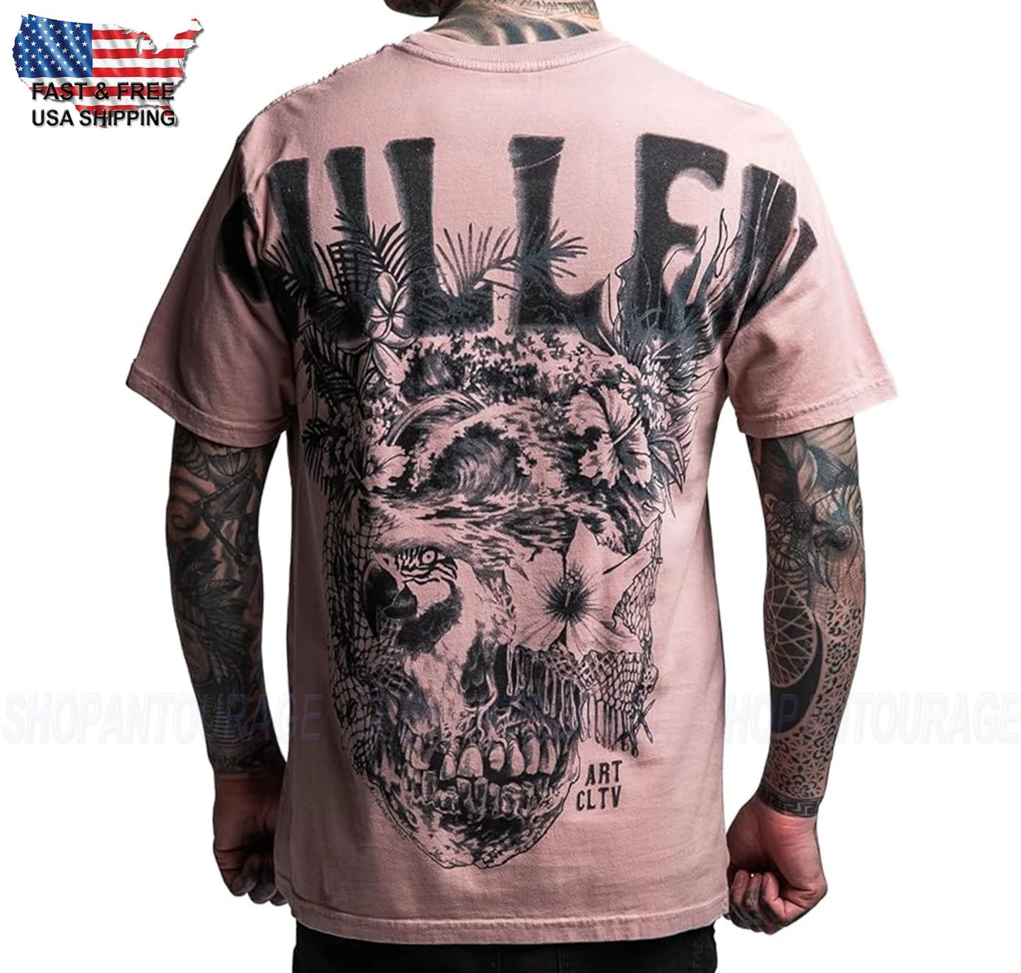 Sullen Art Collective Hidden Beauty Premium SCM8201 Short Sleeve T-shirt For Men