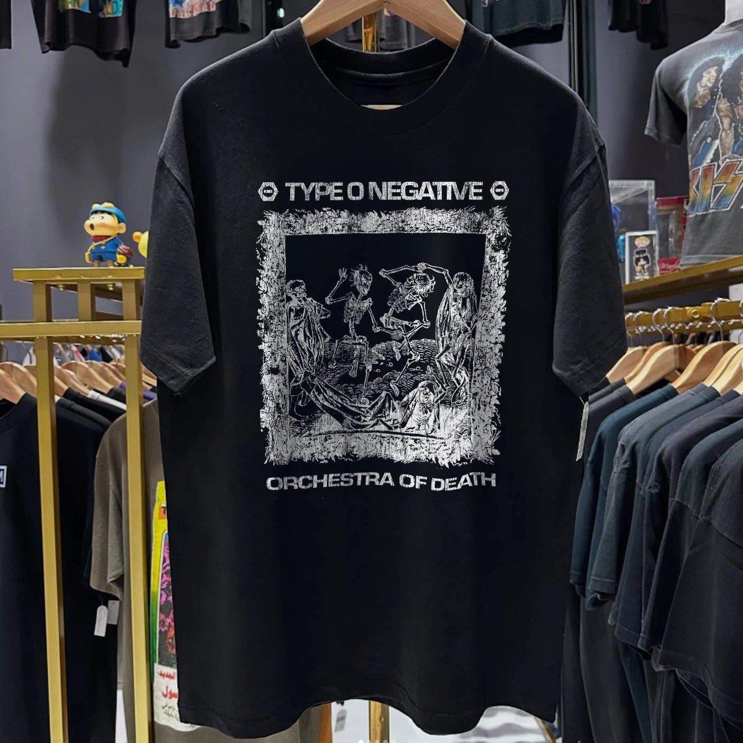 90s Type O Negative Orchestra Of Death 3113 Washed T-Shirt Black XL