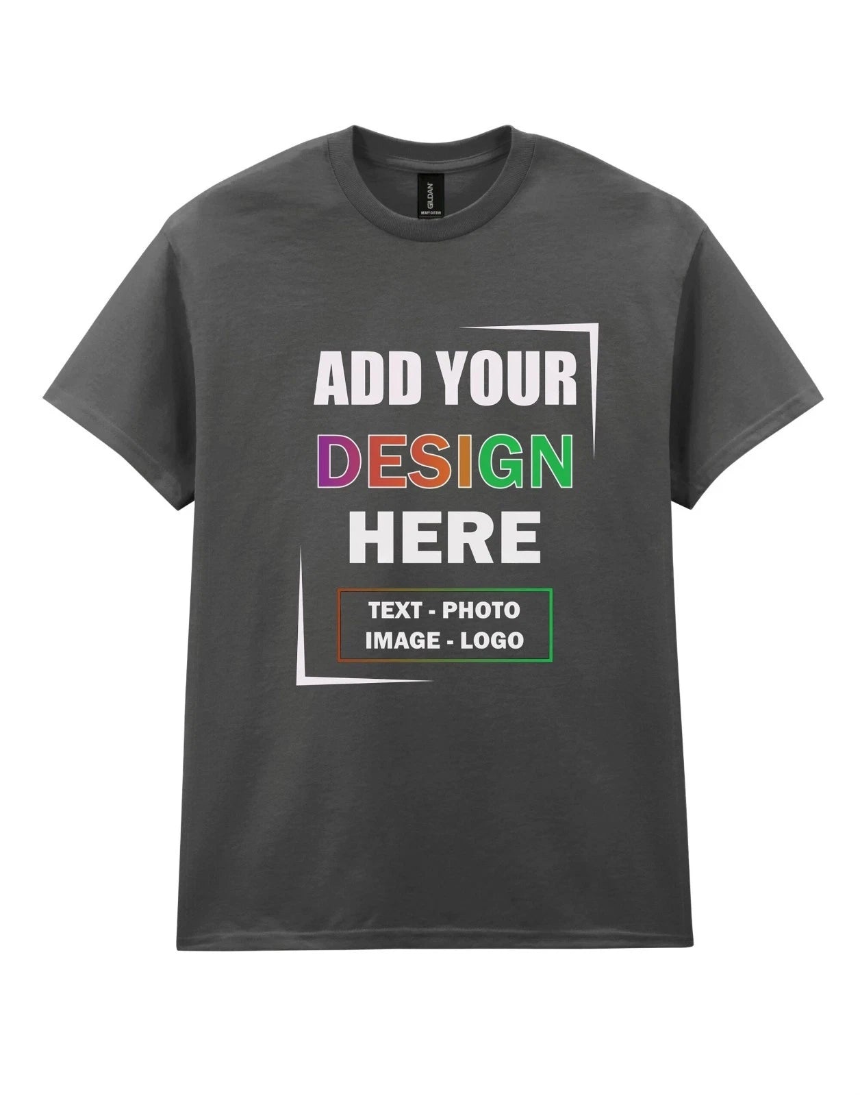 Personalized Gildan Heavy Cotton T-Shirt – Custom Printed Tee