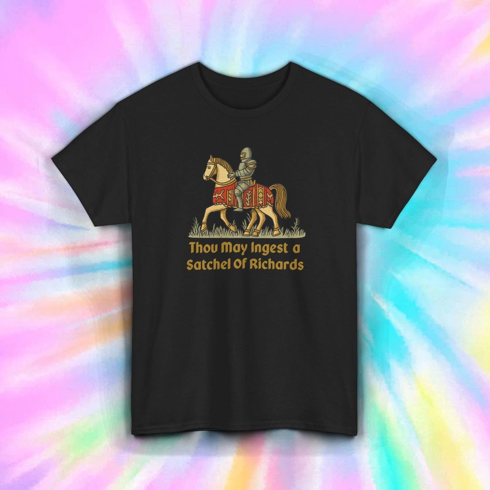 Medieval Knight T-Shirt | Funny Sarcastic Humor Quote | Retro Novelty Gift |