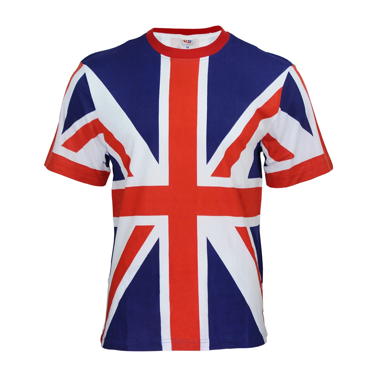 Union Jack T-Shirt Crew Neck Unisex 100% Cotton UK Stock Fast Delivery