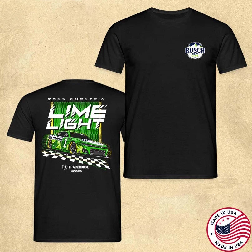 Ross Chastain  – Busch Light LIME Official NASCAR Driver Merch T-Shirt