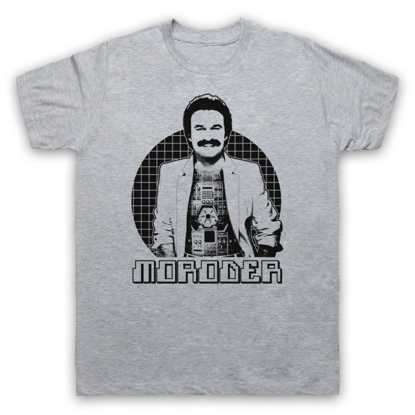 GIORGIO MORODER CIRCLE DISCO SYNTHPOP LEGEND UNOFFICIAL MENS & WOMENS T-SHIRT