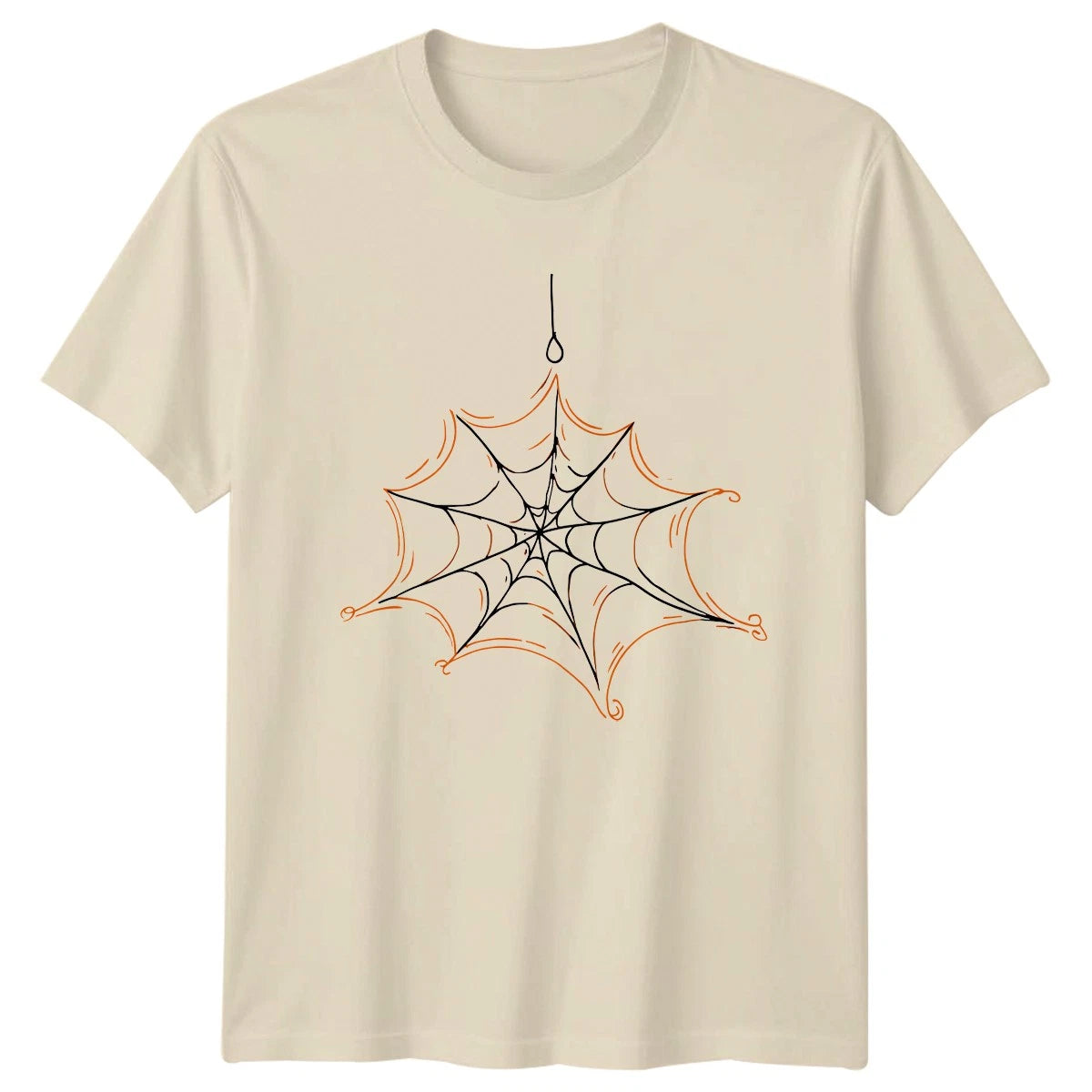 Spider Web T-Shirt Halloween Spider Web Gothic Halloween Gift For Him And Her