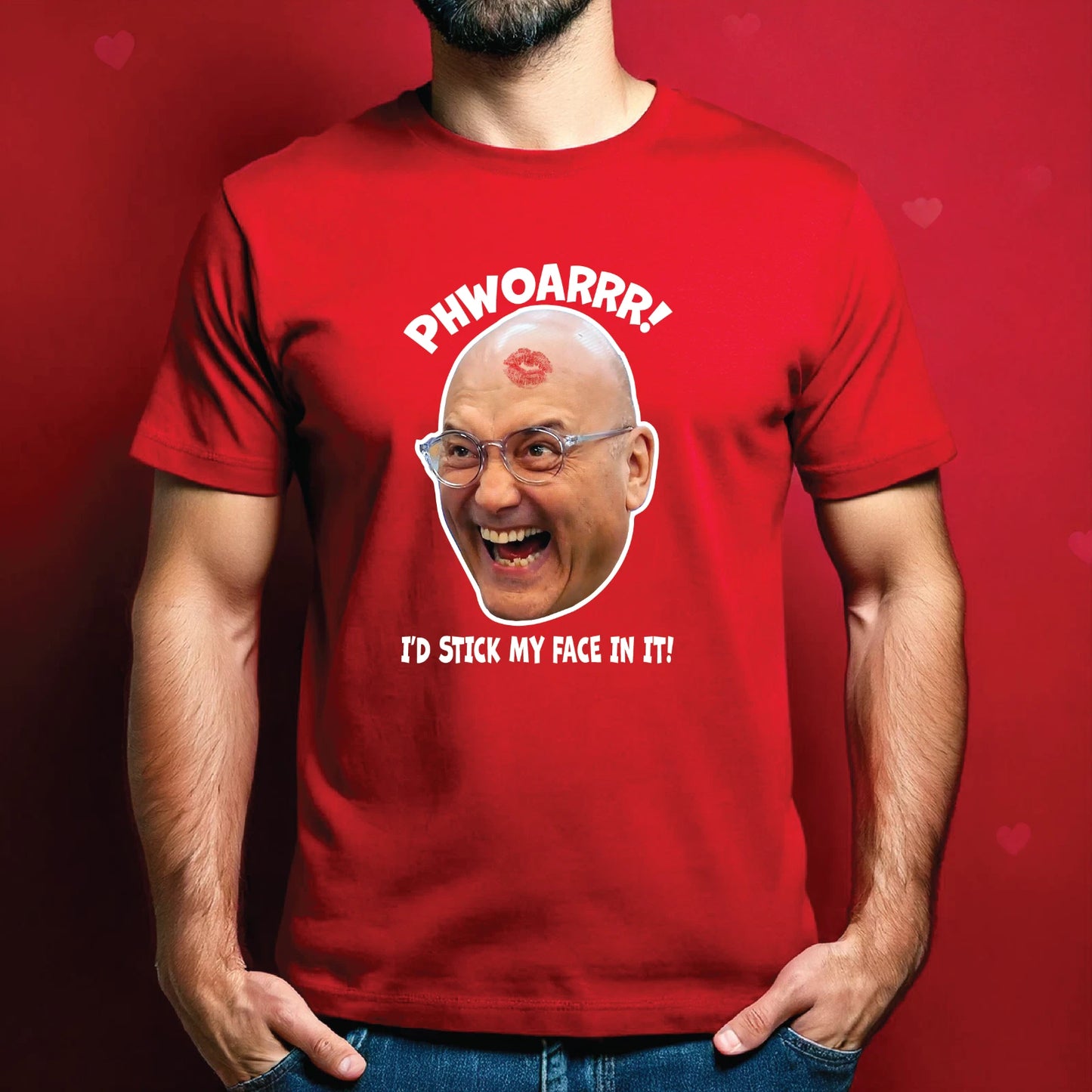 Gregg Wallace I'd Stick My Face In It! Funny Valentine T-Shirt | Rude Valentine