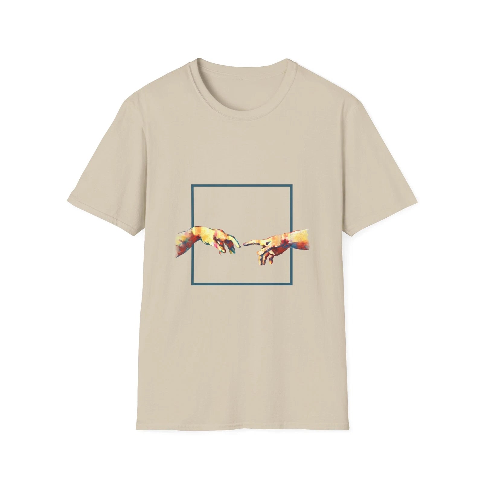 Artistic Hands Unisex T-Shirt, Casual Wear, Gift for Art Lovers, Creative