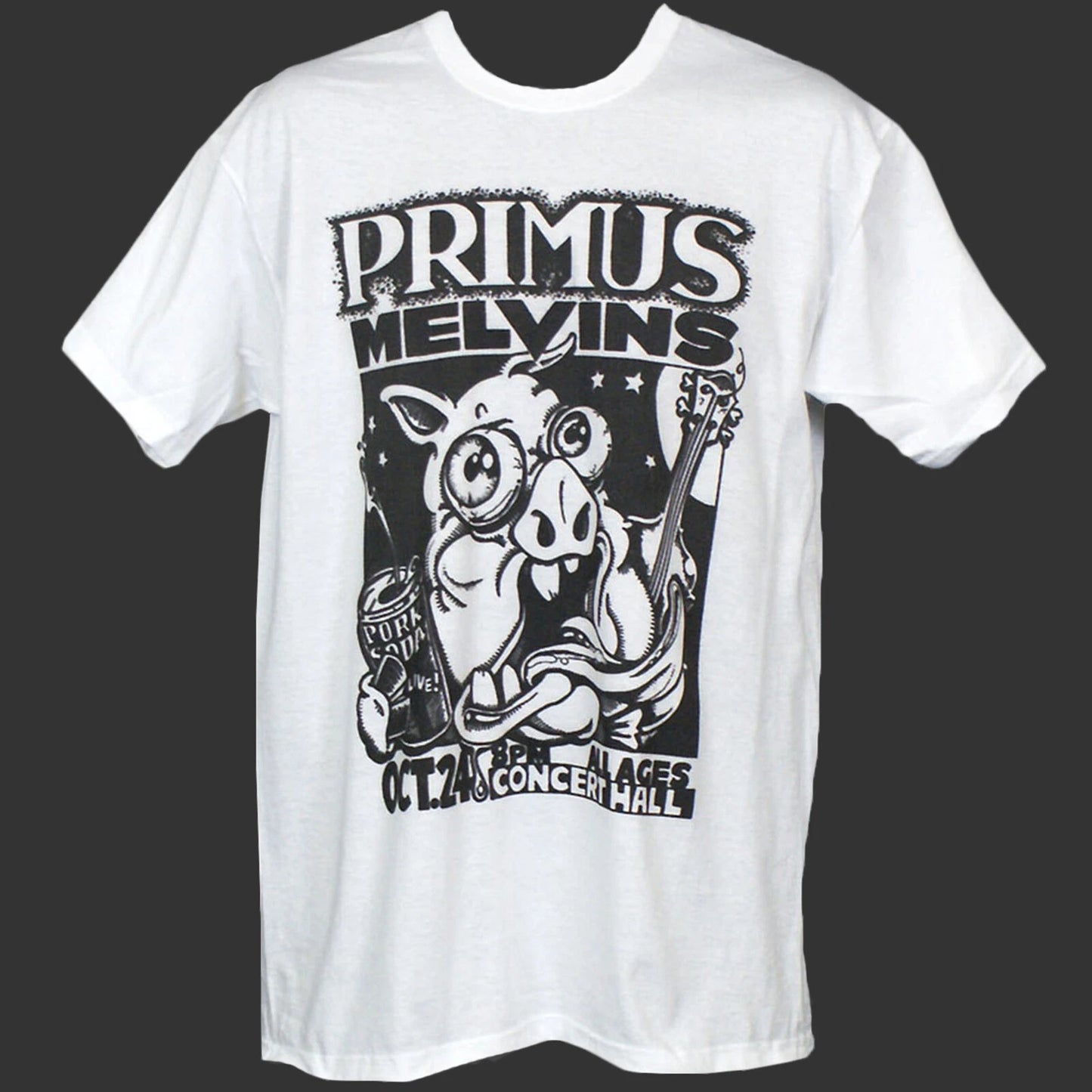 PRIMUS MELVINS HARDCORE METAL PUNK ROCK GIG T-SHIRT unisex S-3XL