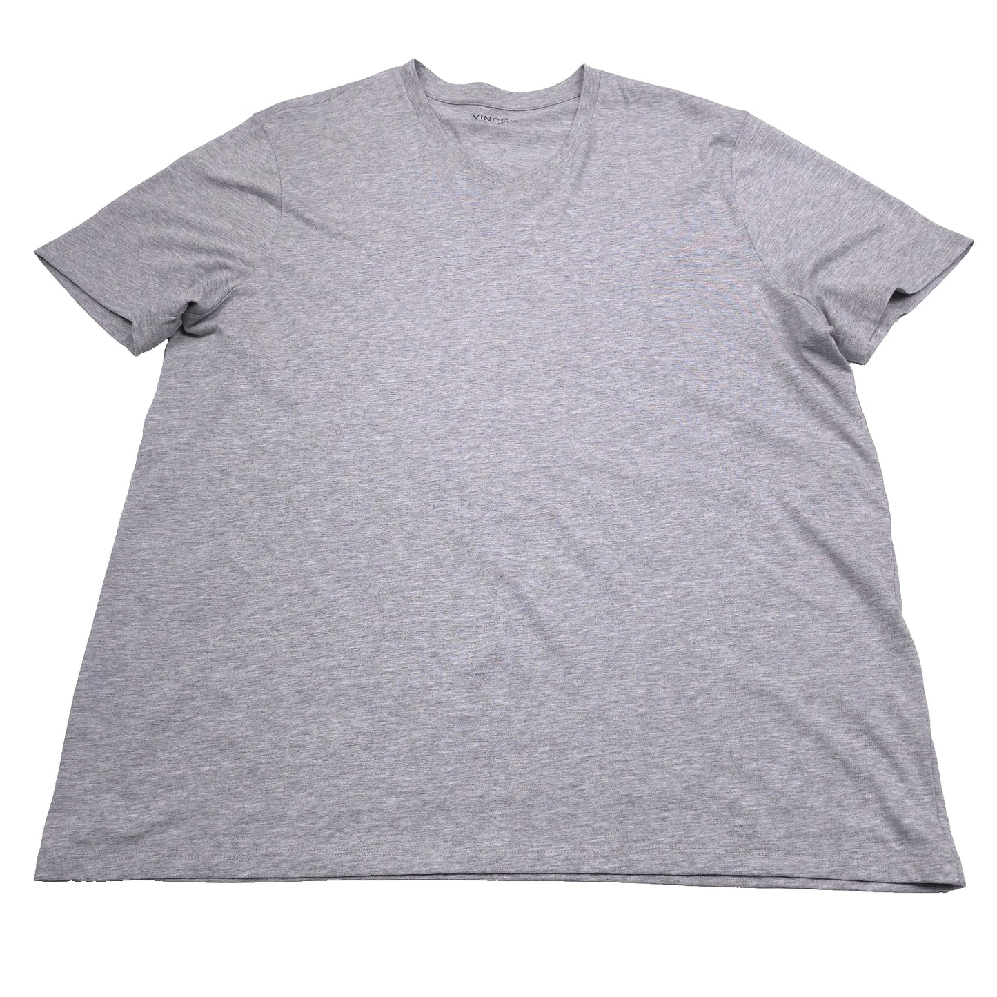 Vince V-Neck Jersey T-Shirt Mens XL Heather Steel Gray Short Sleeve Pima Cotton