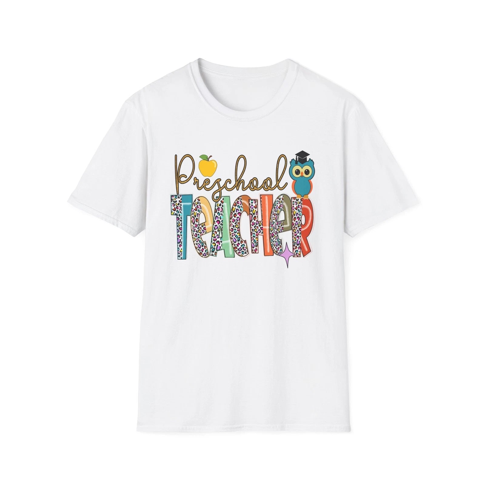 Preschool Teacher T-Shirt Soft Style Cute Gift for Teacher Appreciation
