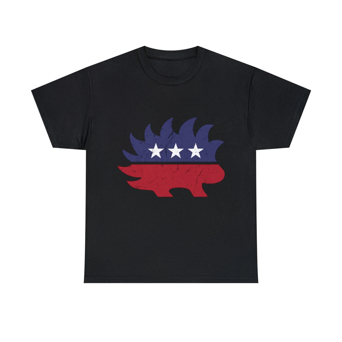 Libertarian Porcupine Graphic Tee Shirt, S-5XL