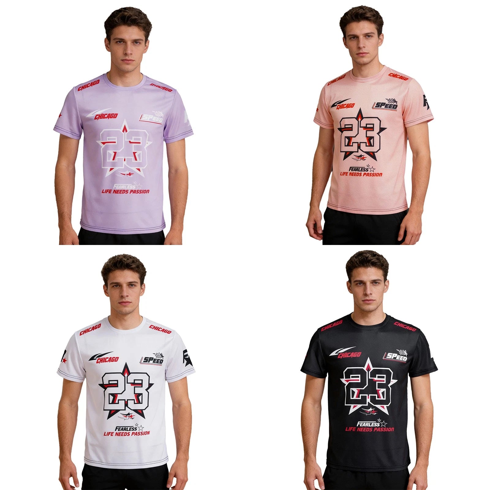 Men's Undershirts Daily Wear T-Shirt Stripe Tee Tops Button Shirts Vacation Gym