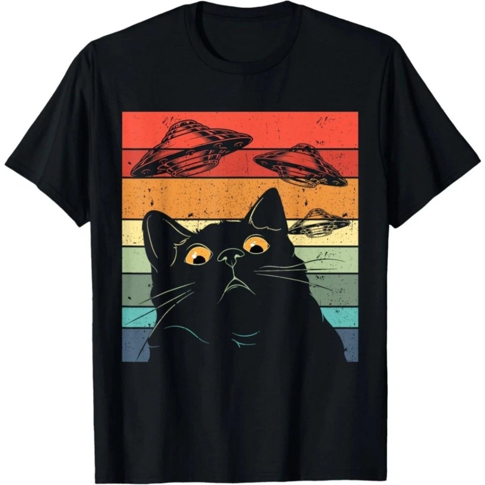Funny Cat Tee Galaxy Cat Shirt