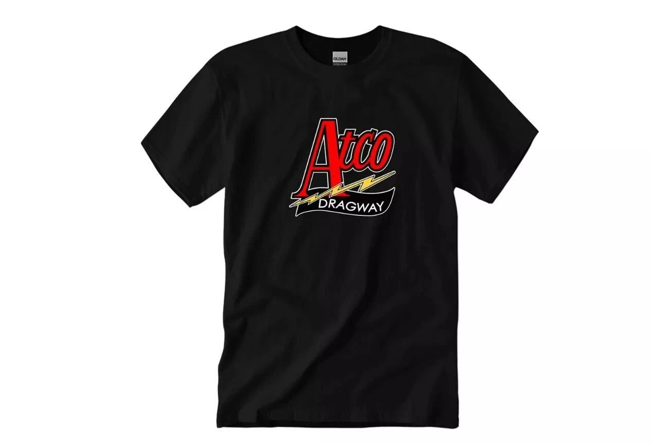 Retro Hot Rod Speed Racing Drag Race Atco Dragway NJ Tshirt Tee Adult Unisex New
