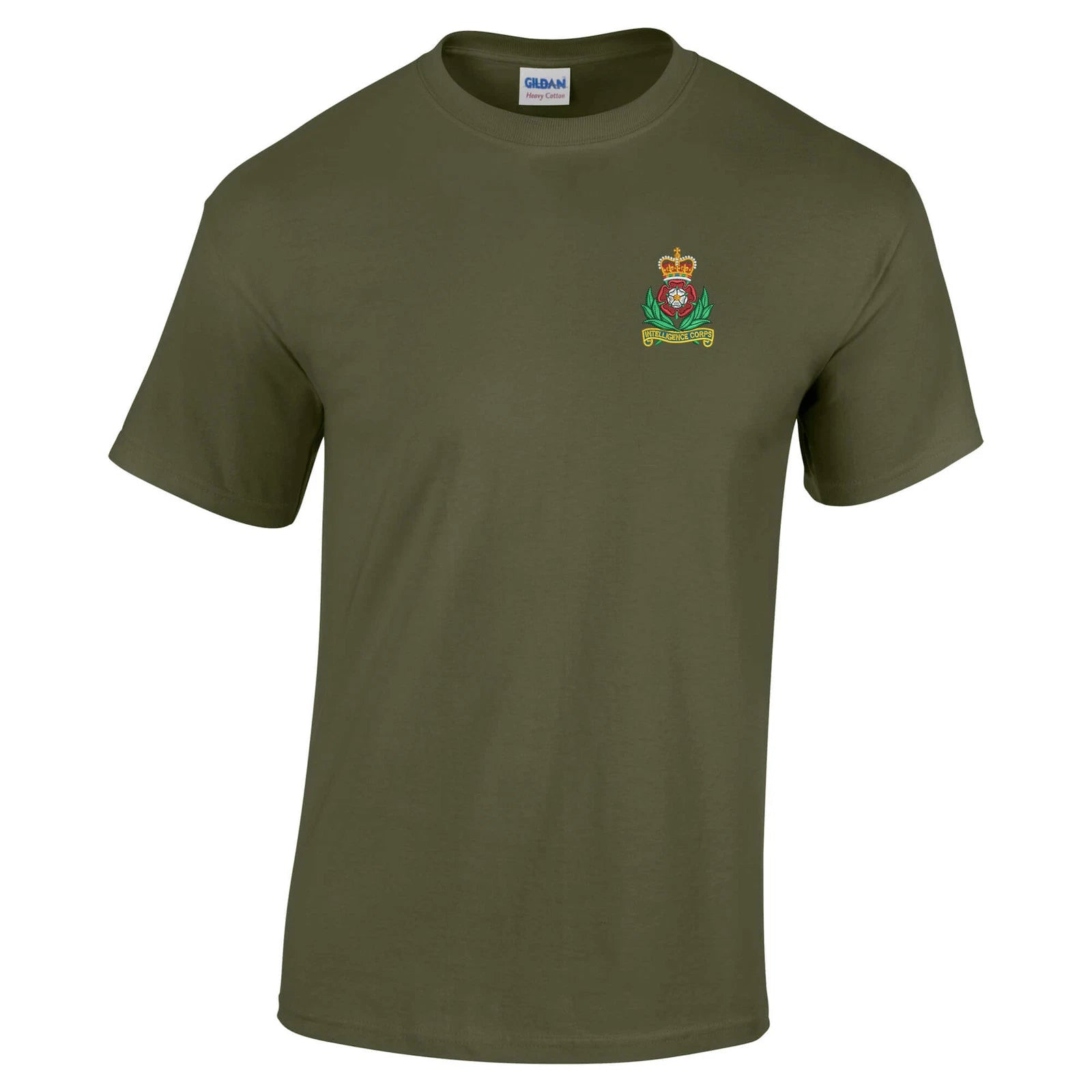 OFFICIAL Intelligence Corps Embroidered 100% Cotton T-Shirt
