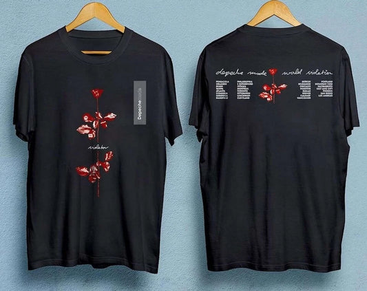 90s Depeche Mode Violator US Tour T-Shirt, Vintage 1990 Violator US Tour T Shirt