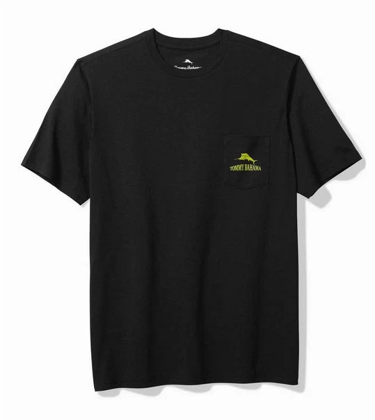 Tommy Bahama Pickleball Thirst Place Champ T-Shirt, Black, XXL/TTG