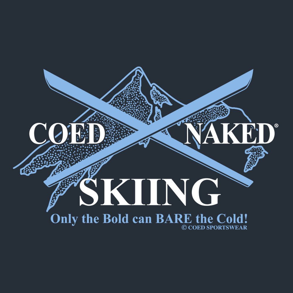 Skiing Coed Naked T-Shirt
