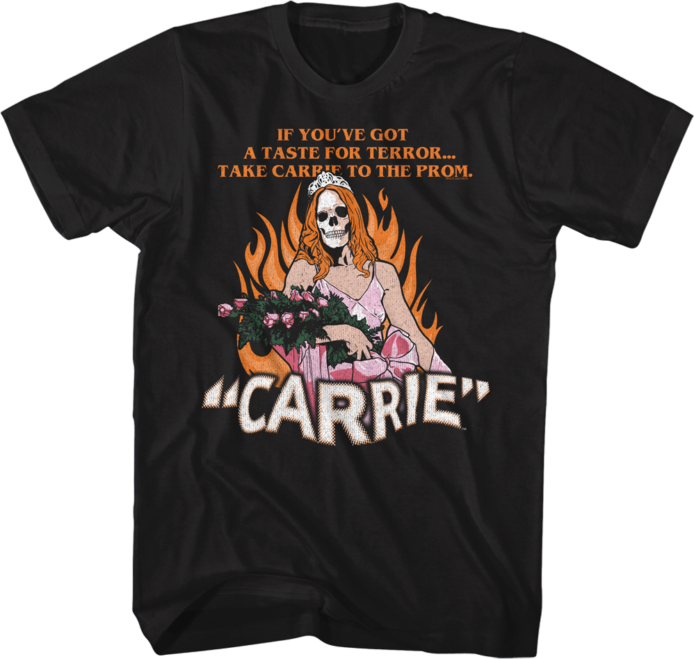 Skull Prom Queen Carrie T-Shirt