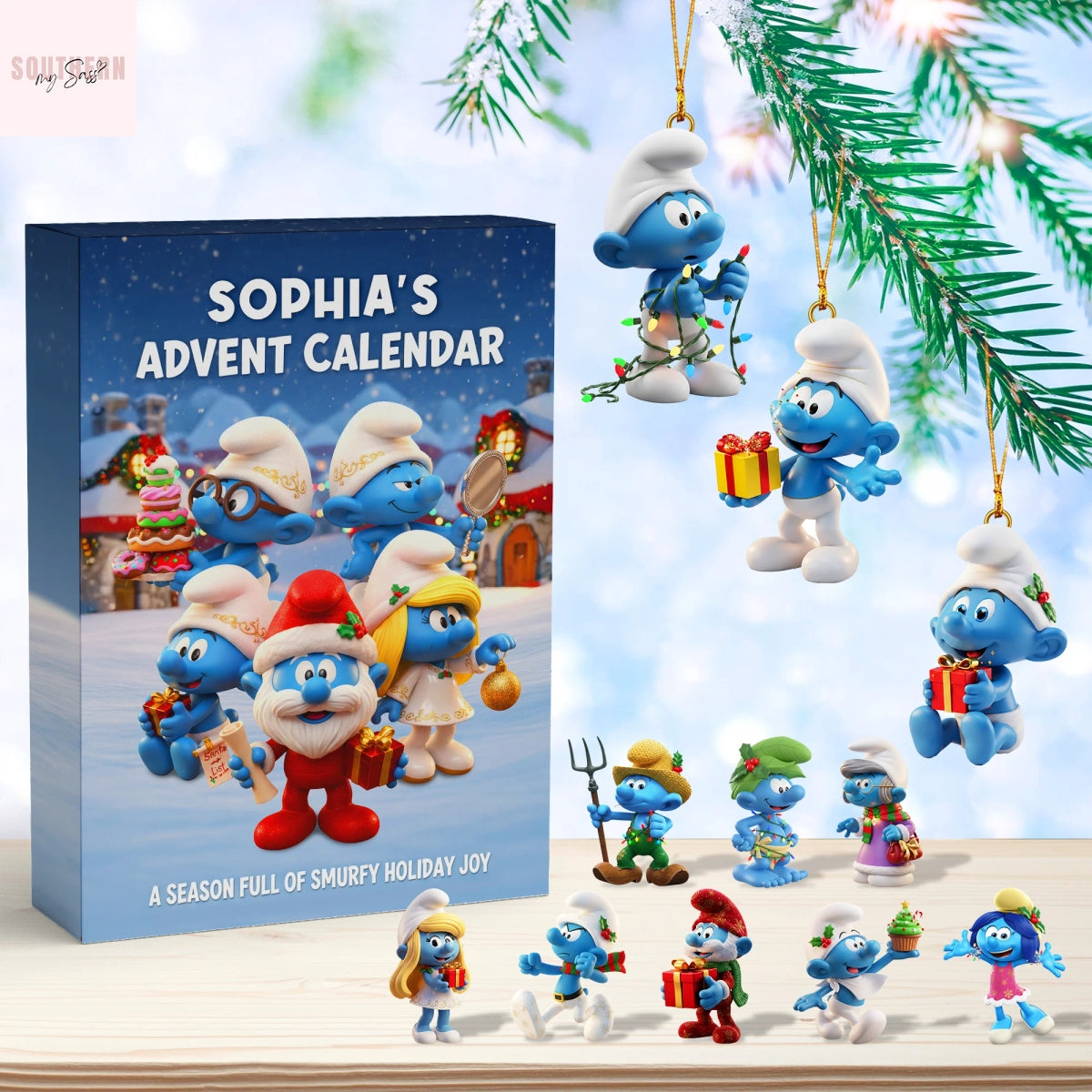 Sophia Advent Calendar 2025 A Season Full Of Smurfy Holiday Joy